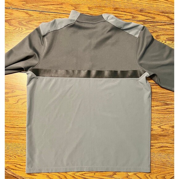 Nike Golf Dri Fit Jacket 1/4 Zip Mens Large Gray Pullover NFL Football Chargers - Picture 10 of 10